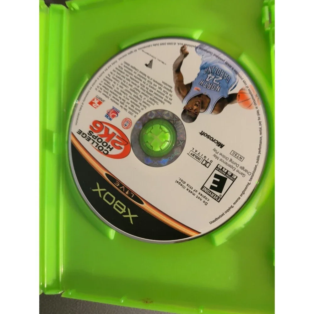 College Hoops 2K6 - Microsoft Xbox 2005 - COMPLETE With Manual